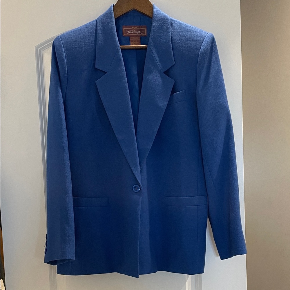 Vintage Worthington blue blazer size 12